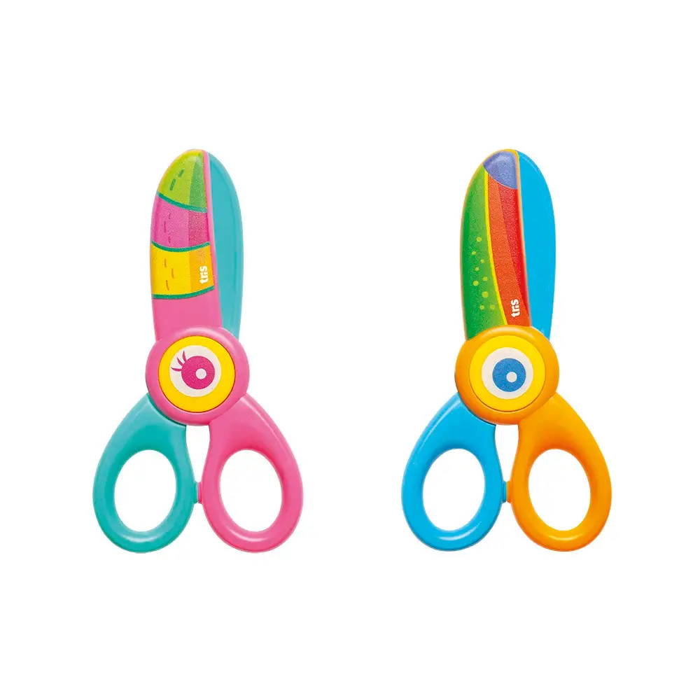 Tesoura Plástica Nhac - 13cm - Display C/18 in - Tris - Imagem 2