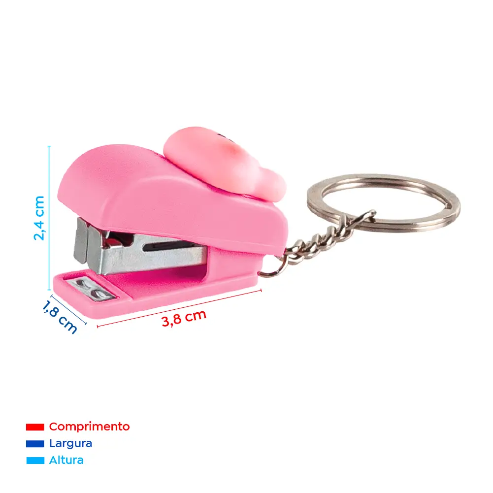 Grampeador Mini Petit Holic Fofurices - N°10 - 10 Folhas - Display C/12un - Tris - Imagem 4