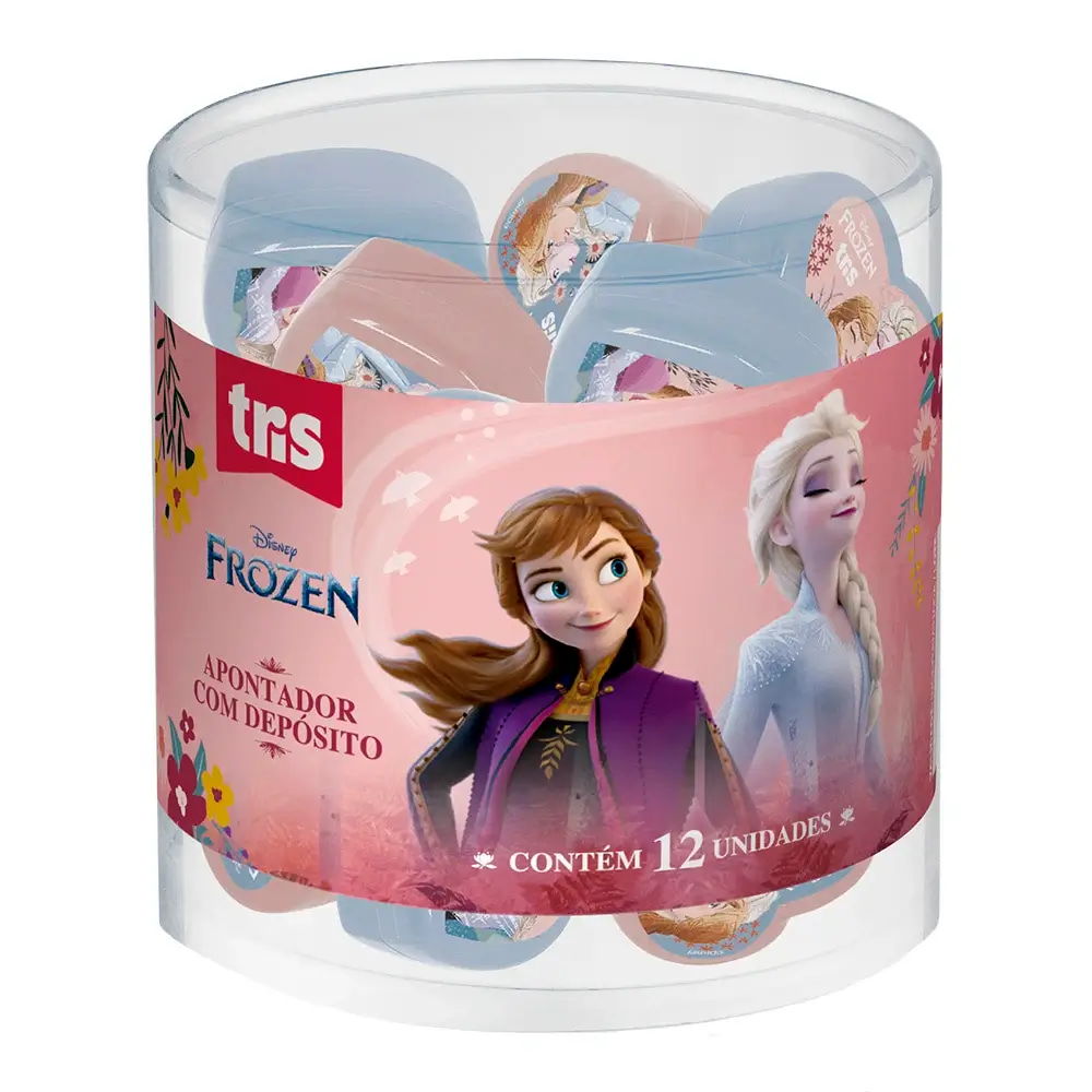 Apontador com Depósito - Pote C/12 un - Frozen - Imagem 1
