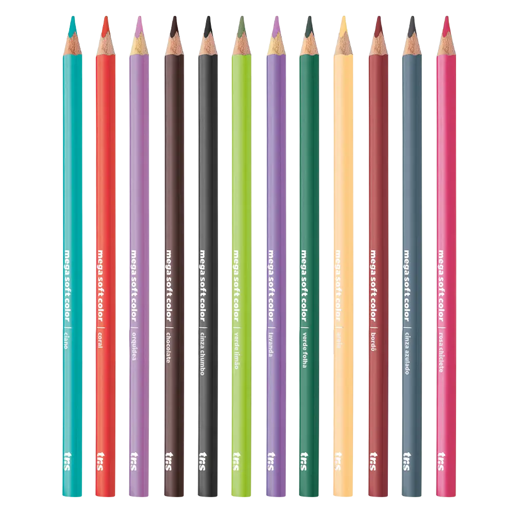 Lápis de Cor Mega Soft Color - 60 Cores - Tris - Imagem 5