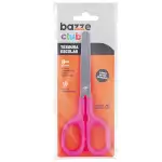 Tesoura Escolar Club - 13cm - Cores Sortidas - Polybag C/1 un - Bazze - Thumbnail 2