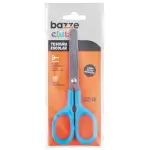 Tesoura Escolar Club - 13cm - Cores Sortidas - Polybag C/1 un - Bazze - Thumbnail 1