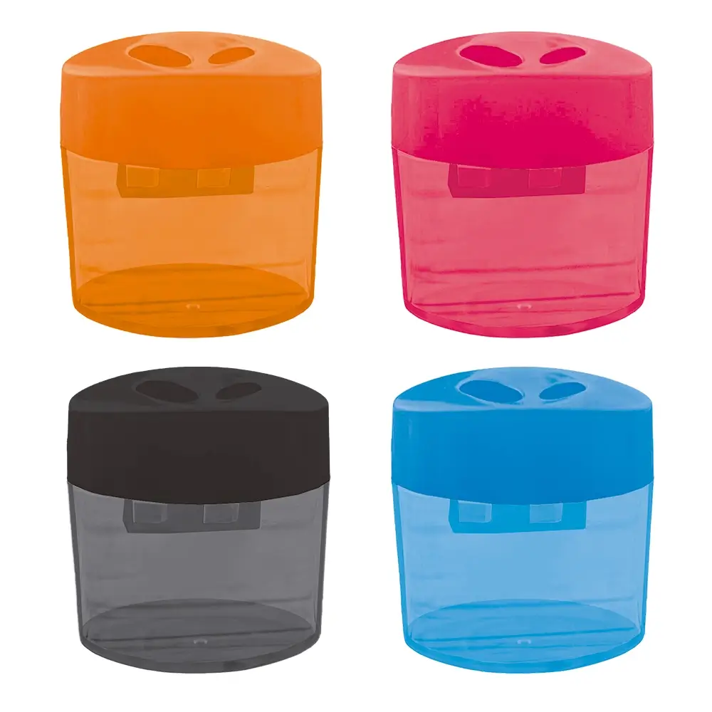 Apontador com Depósito B2020 - Duplo Oval - Display C/12 un - Bazze - Imagem 2