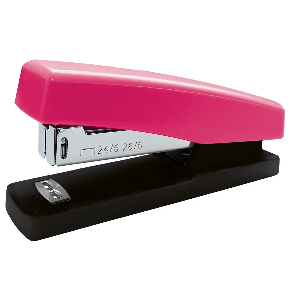 Grampeador B5309 - 26/6 - 25 Folhas - Plástico - Cores sortidas - CaixaC/6 un - Bazze - Imagem 3