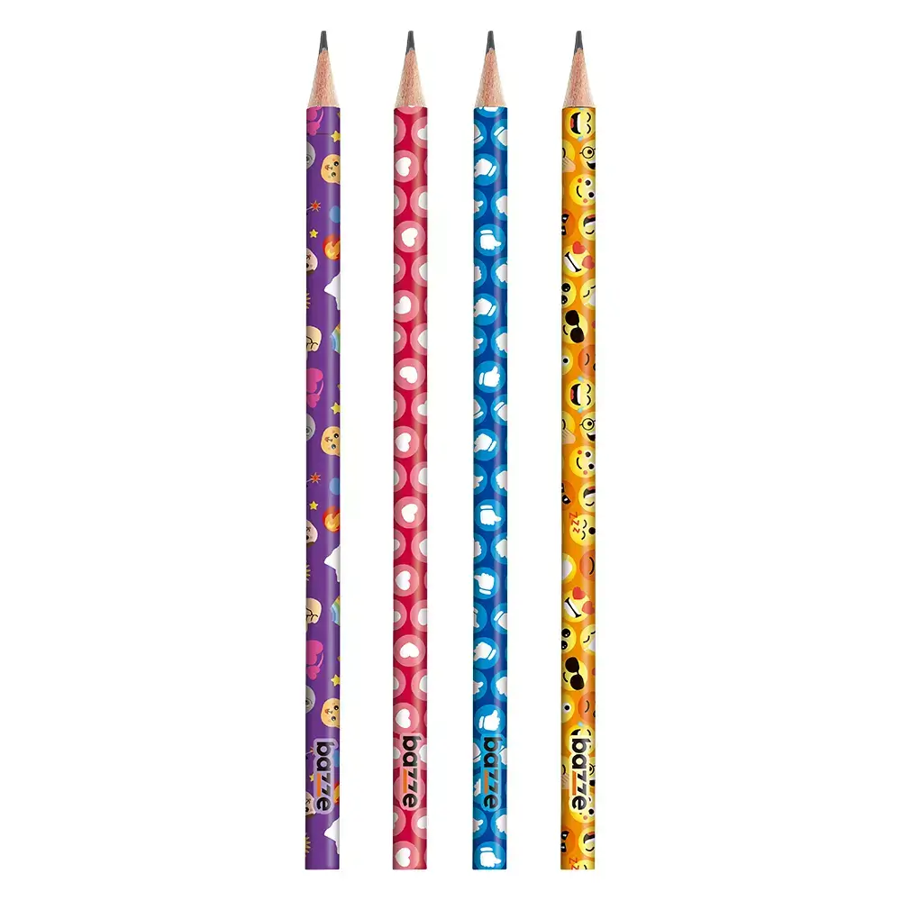 Lápis Grafite Emotions - HB - Polybag C/4 un - Bazze - Imagem 2