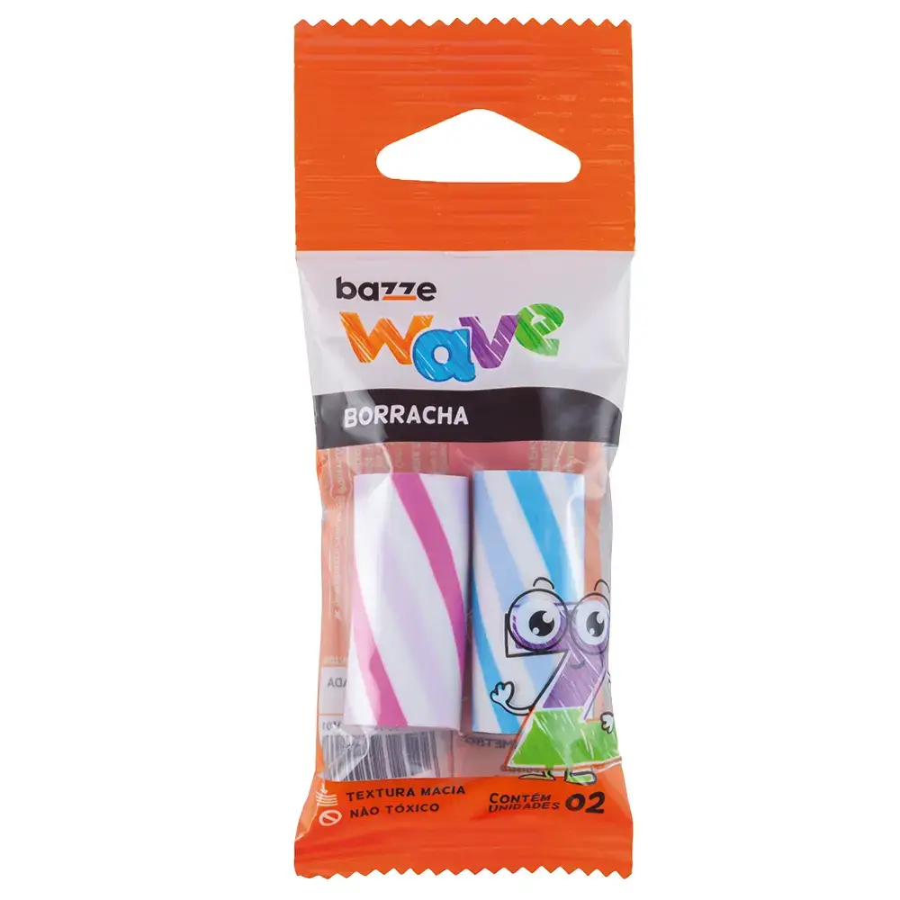 Borracha Wave - Polybag C/2 un - Bazze - Imagem 1