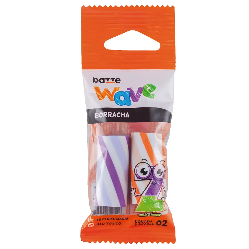 Borracha Wave - Polybag C/2 un - Bazze - Imagem 2
