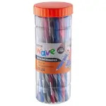 Caneta Esferográfica Wave - Cores Clássicas - 0.7mm - Pote C/24 un -Bazze - Thumbnail 1