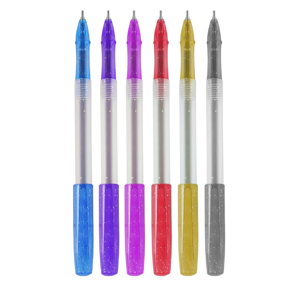 Caneta Gel Glitter - Cores Sortidas - Pote C/24 un - Bazze - Imagem 2