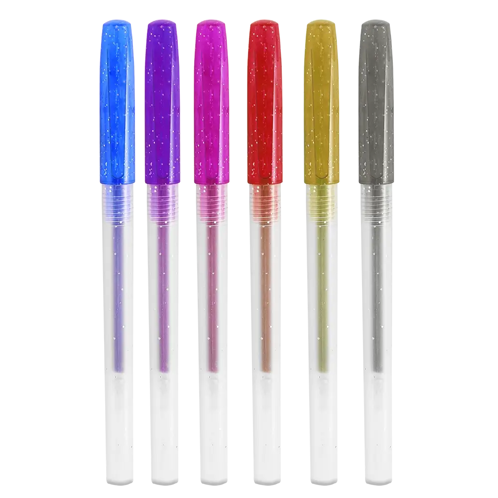 Caneta Gel Glitter - Cores Sortidas - Pote C/24 un - Bazze - Imagem 3