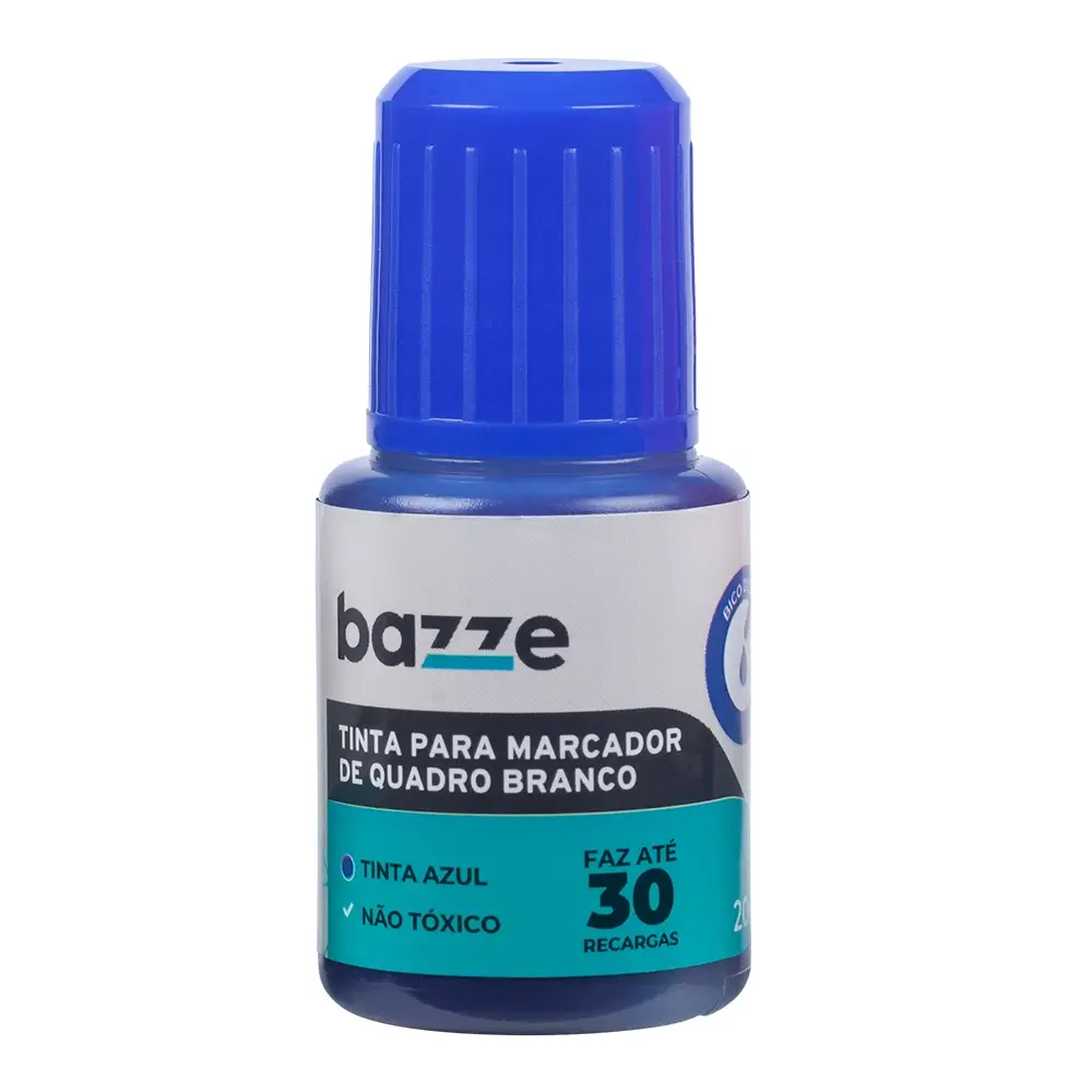 Tinta para Marcador de Quadro Branco - 20ml - Azul - Display C/12 unBazze - Imagem 2