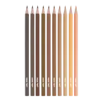 Lápis de Cor Wave Tons de Pele - 10 cores - Bazze - Thumbnail 2