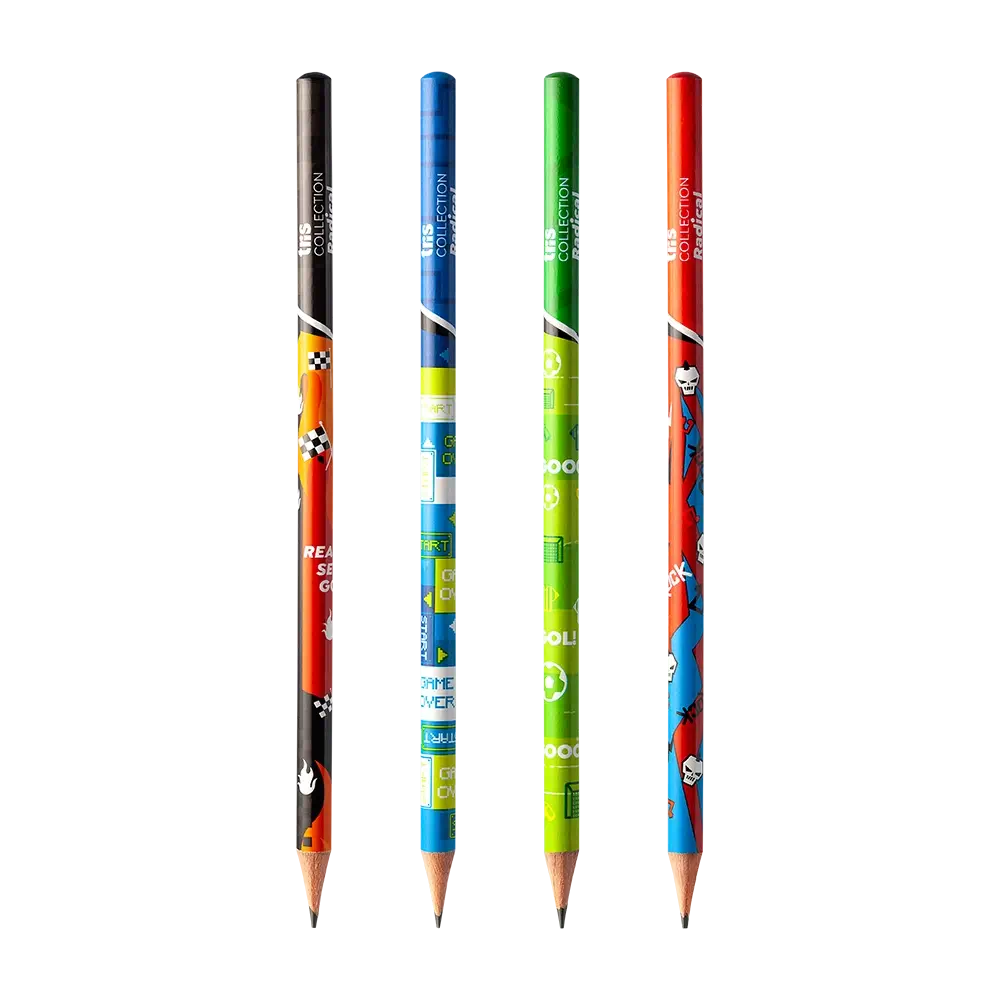 Lápis Grafite Collection Radical - HB - Cartela C/4 un - Tris - Imagem 2