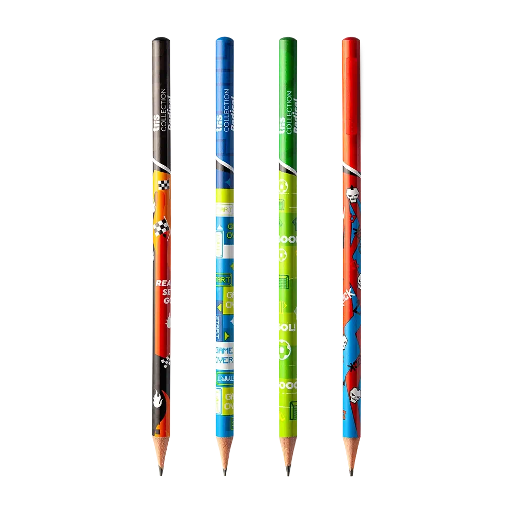 Lápis Grafite Collection Radical - HB - Cartela C/4 un - Tris - Imagem 3