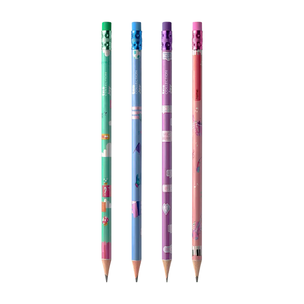 Lápis Grafite com Borracha Collection Joy - HB - Pote C/36 un - Tris - Imagem 2