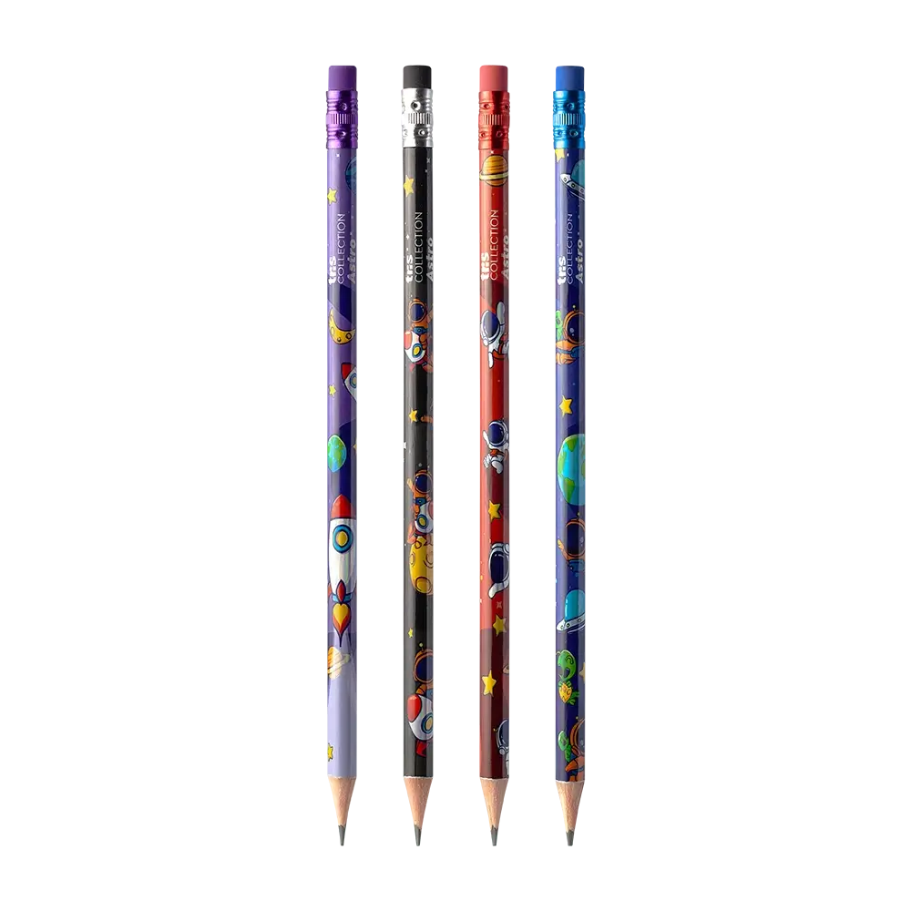 Lápis Grafite com Borracha Collection Astro - HB - Pote C/36 un - Tris - Imagem 2