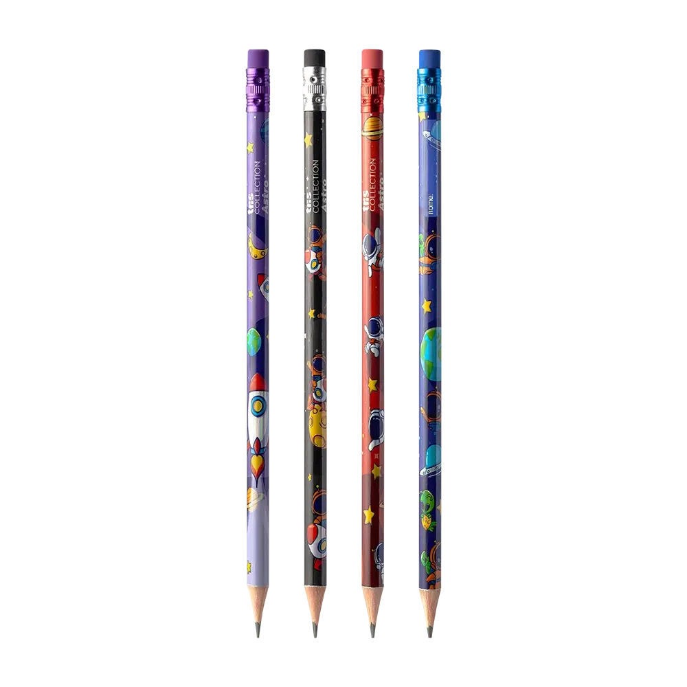 Lápis Grafite com Borracha Collection Astro - HB - Pote C/36 un - Tris - Imagem 3