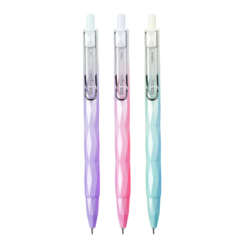 Caneta Gel Signature Degrade Holic Fancy - 0.5mm - Display 18 un - Tris - Imagem 2