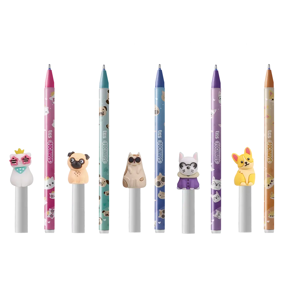 Caneta Esferográfica Focinhos - 1.0mm - Display 15 un - Tris - Imagem 4