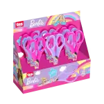 Tesoura Escolar - Lâmina Decorada - 13cm - Display C/12 un - Barbie - Thumbnail 1