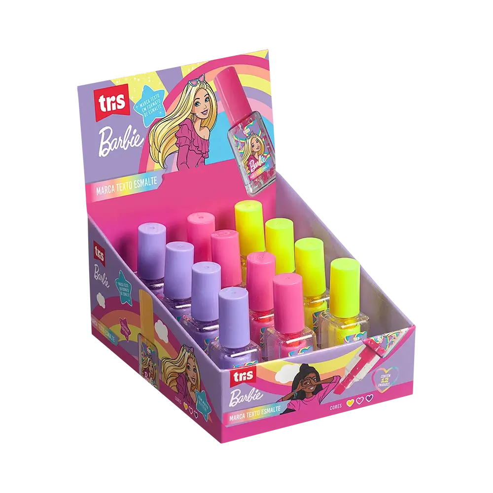 Marca-Texto - Display C/12 un - Barbie - Imagem 1