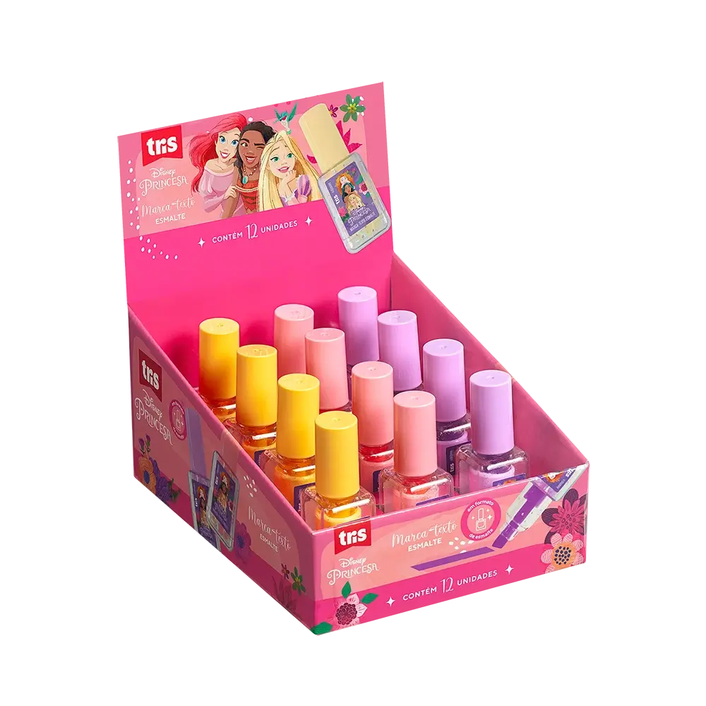 Marca-Texto - Display C/12 un - Princesas - Imagem 1
