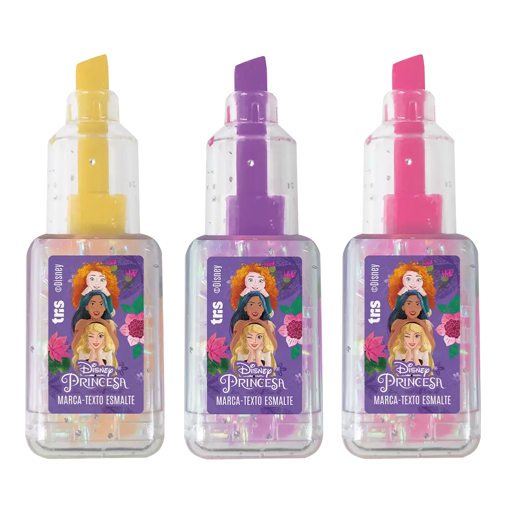 Marca-Texto - Display C/12 un - Princesas - Imagem 3