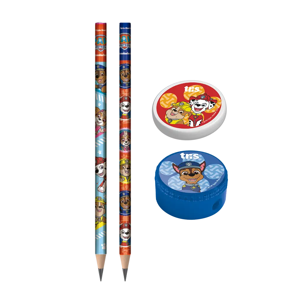 Kit Escolar - Cartela C/4 peças - Patrulha Canina - Imagem 2