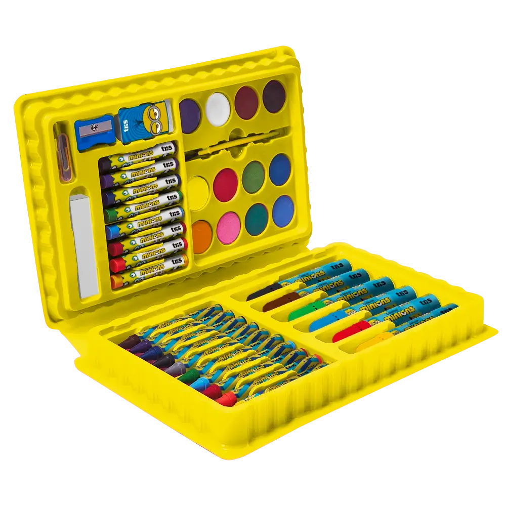Kit Maleta Artistica - 42 peças - Minions - Imagem 2