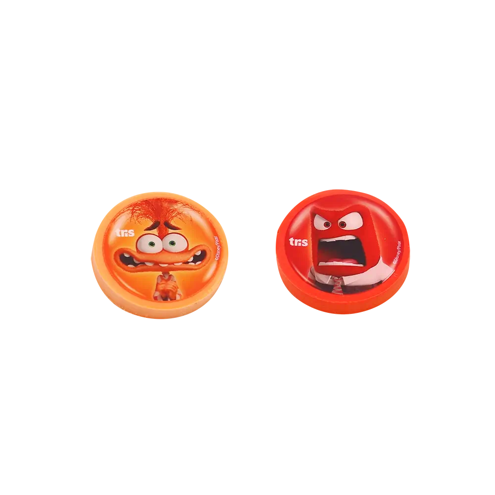 Kit Apontador com Depósito + Borracha - Cartela C/2 peças -Divertidamente - Imagem 3