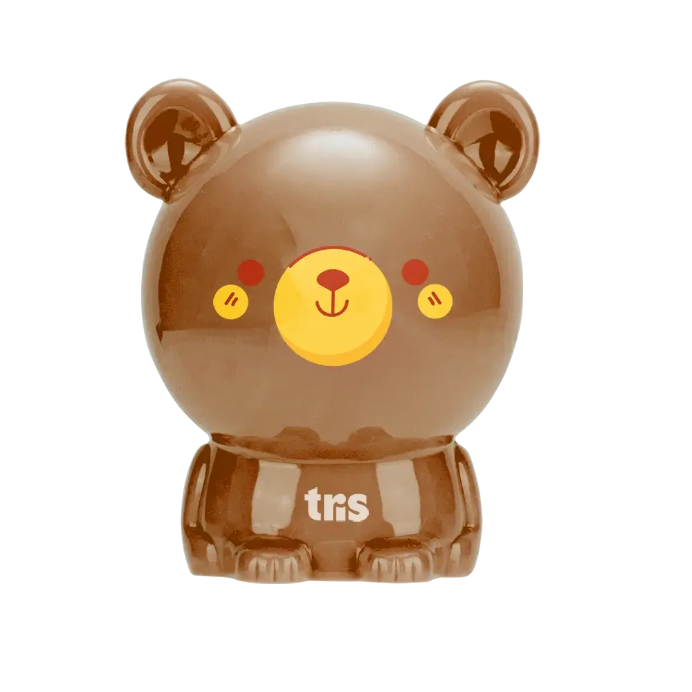 Apontador com Depósito Ursinho - Cores Sortidas - Display C/12 un - Tris - Imagem 3