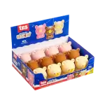 Apontador com Depósito Ursinho - Cores Sortidas - Display C/12 un - Tris - Thumbnail 1