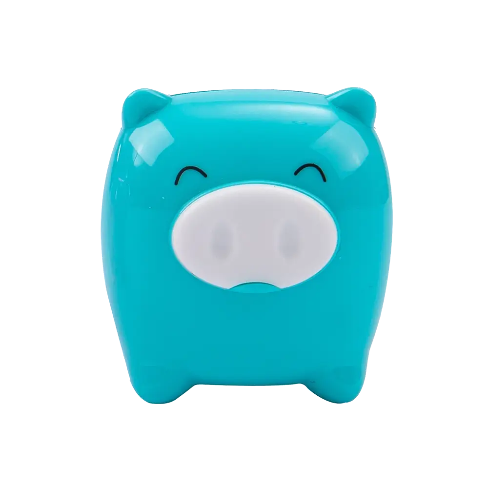 Apontador com Depósito Porquinho - Cores Sortidas - Display C/12 un -Tris - Imagem 2