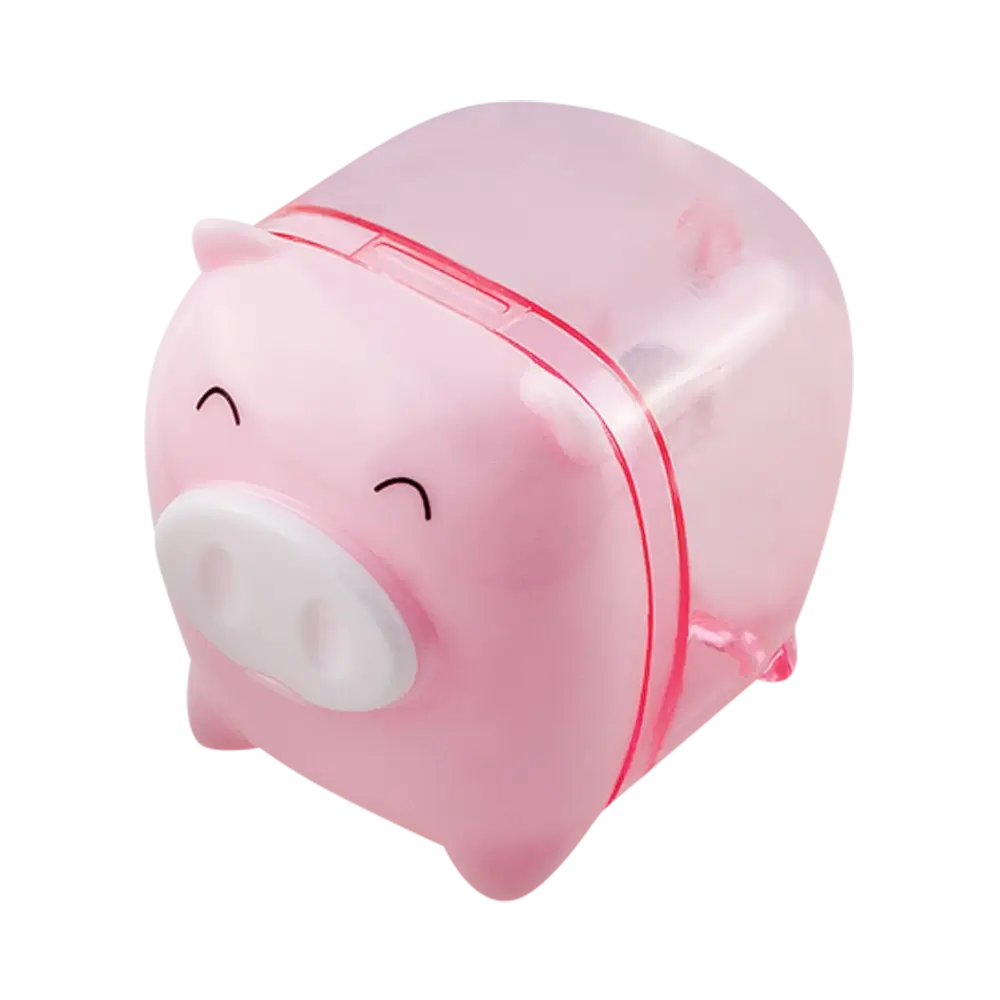 Apontador com Depósito Porquinho - Cores Sortidas - Display C/12 un -Tris - Imagem 6