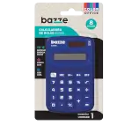 Calculadora de Bolso Mini B3408 - Azul - Cartela 1 un - Bazze - Thumbnail 1