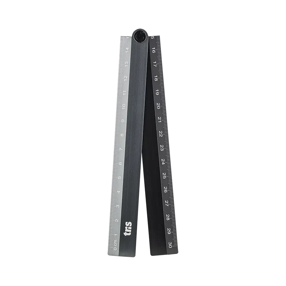 Régua Metálica Holic All Black - 30cm - Dobrável - Cartela C/1 un - Tris - Imagem 2