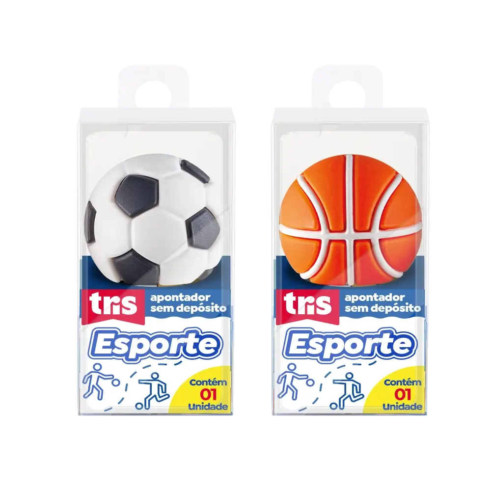 Apontador Esporte - Cores Sortidas - Display C/12 un - Tris - Imagem 2