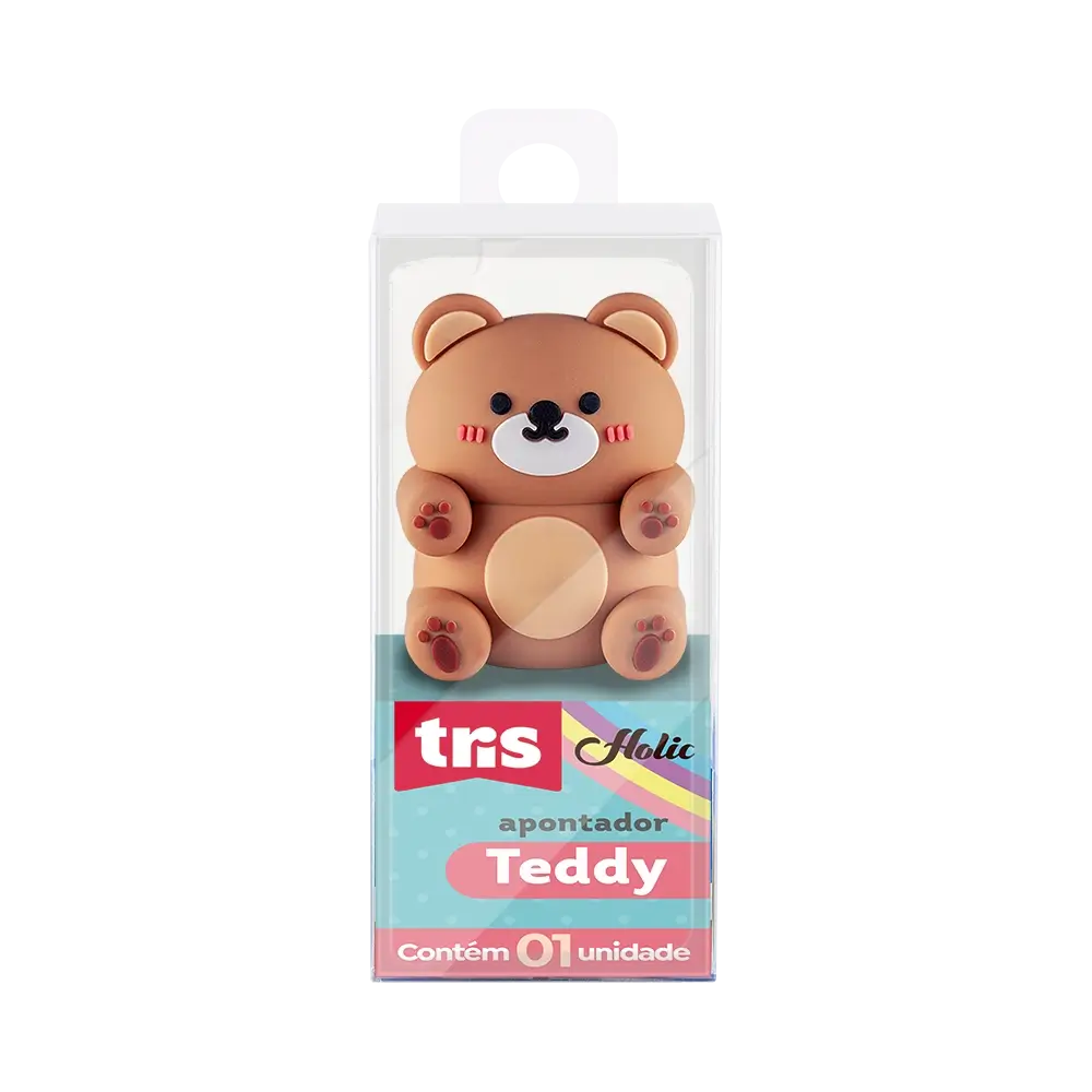Apontador Teddy Holic Fofurices - Display C/12 un - Tris - Imagem 2