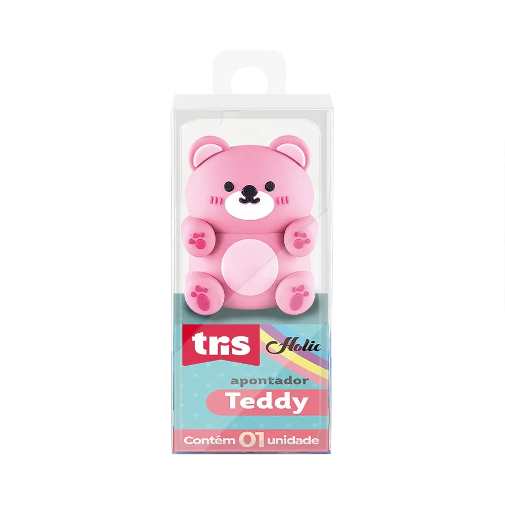 Apontador Teddy Holic Fofurices - Display C/12 un - Tris - Imagem 3