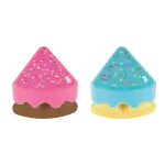 Kit Sweet - Apontador com Depósito Cake + Borracha Balinha Holic Docinhos - Cartela C/2 un - Tris - Thumbnail 3