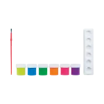 Tinta Guache em Pote - 15ml - Caixa C/6 Cores - Tons Neon - Tris - Thumbnail 2