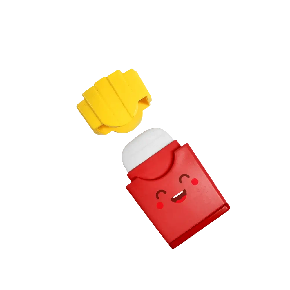 Apontador Com Depósito + Borracha Tasty Holic Lanchinhos - CoresSortidas - Display C/16 un - Tris - Imagem 6