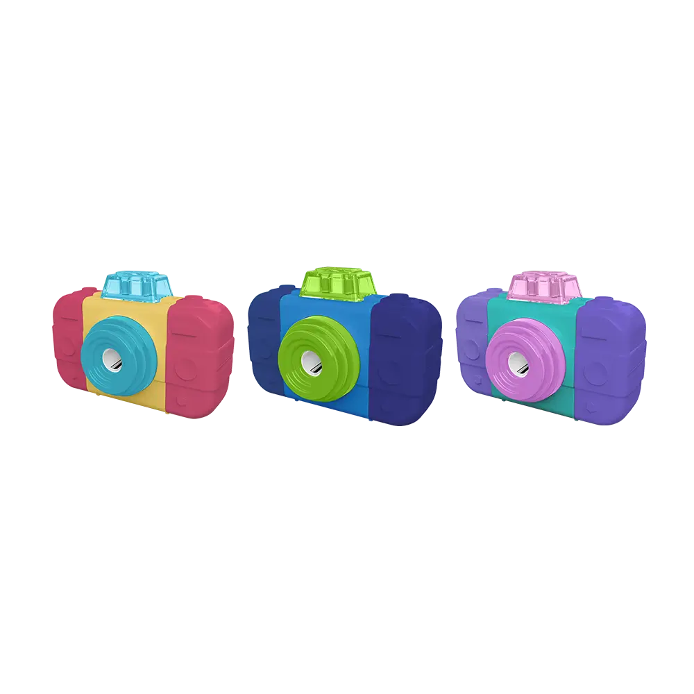 Apontador com Depósito + Borracha + Rolinho Click - Cores Sortidas -Display C/12 un - Tris - Imagem 5