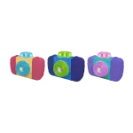 Apontador com Depósito + Borracha + Rolinho Click - Cores Sortidas -Display C/12 un - Tris - Thumbnail 5