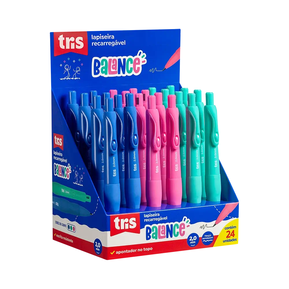 Lapiseira Balance - 2.0mm - Display C/24 un - Tris - Imagem 1