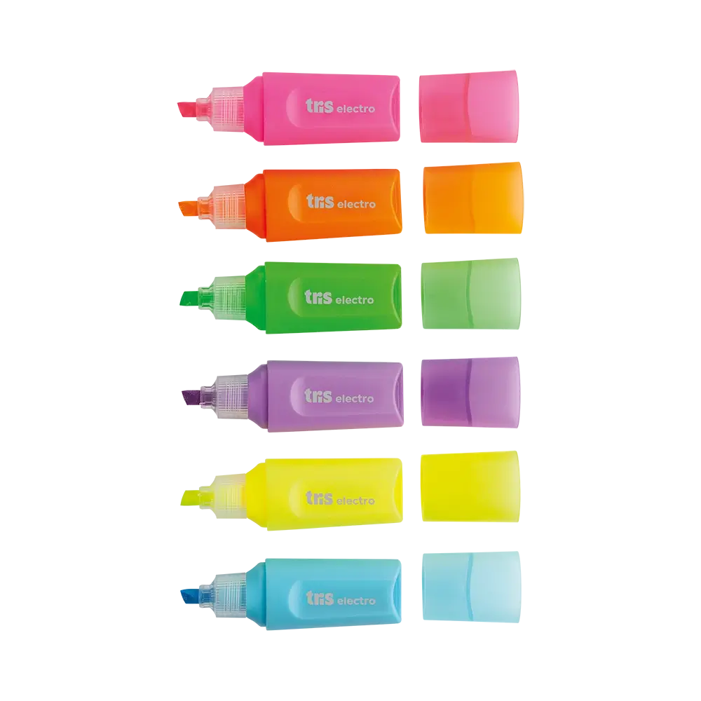 Marca-Texto Mini Electro - Neon - Pote C/ 36 un - Tris - Imagem 3