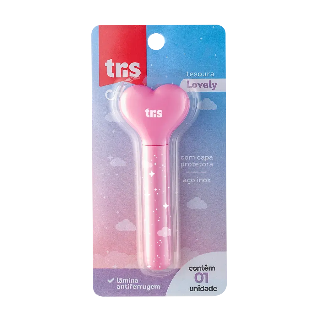 Tesoura com Capa Lovely Holic Dreamy - Cartela C/1 un - Tris - Imagem 2