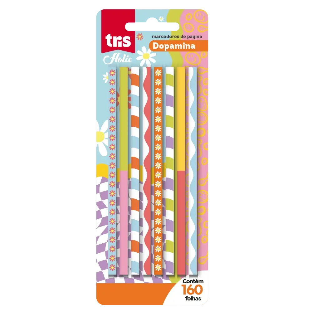 Kit de Notas Autoadesivas Euforia Holic Dopamina - Display C/40 un -Tris - Imagem 2