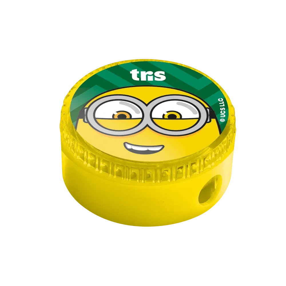 Kit Apontador com Depósito + Borracha - Cartela C/2 peças - Minions - Imagem 3