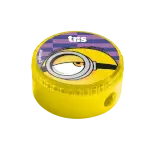 Kit Apontador com Depósito + Borracha - Cartela C/2 peças - Minions - Thumbnail 4